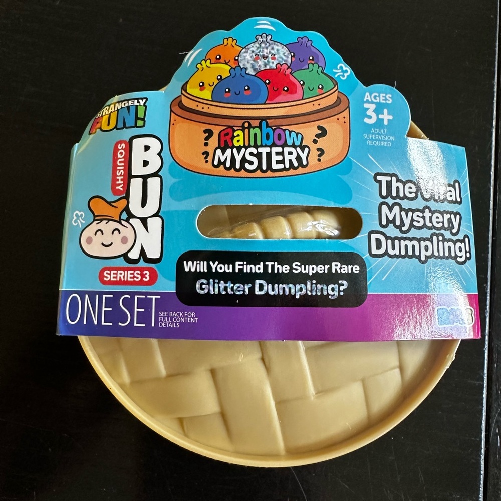 🐣 VIRAL - Glitter - Rainbow Mystery Series 3 Gold Dumpling Toy 🥟 - Picture 2 of 8